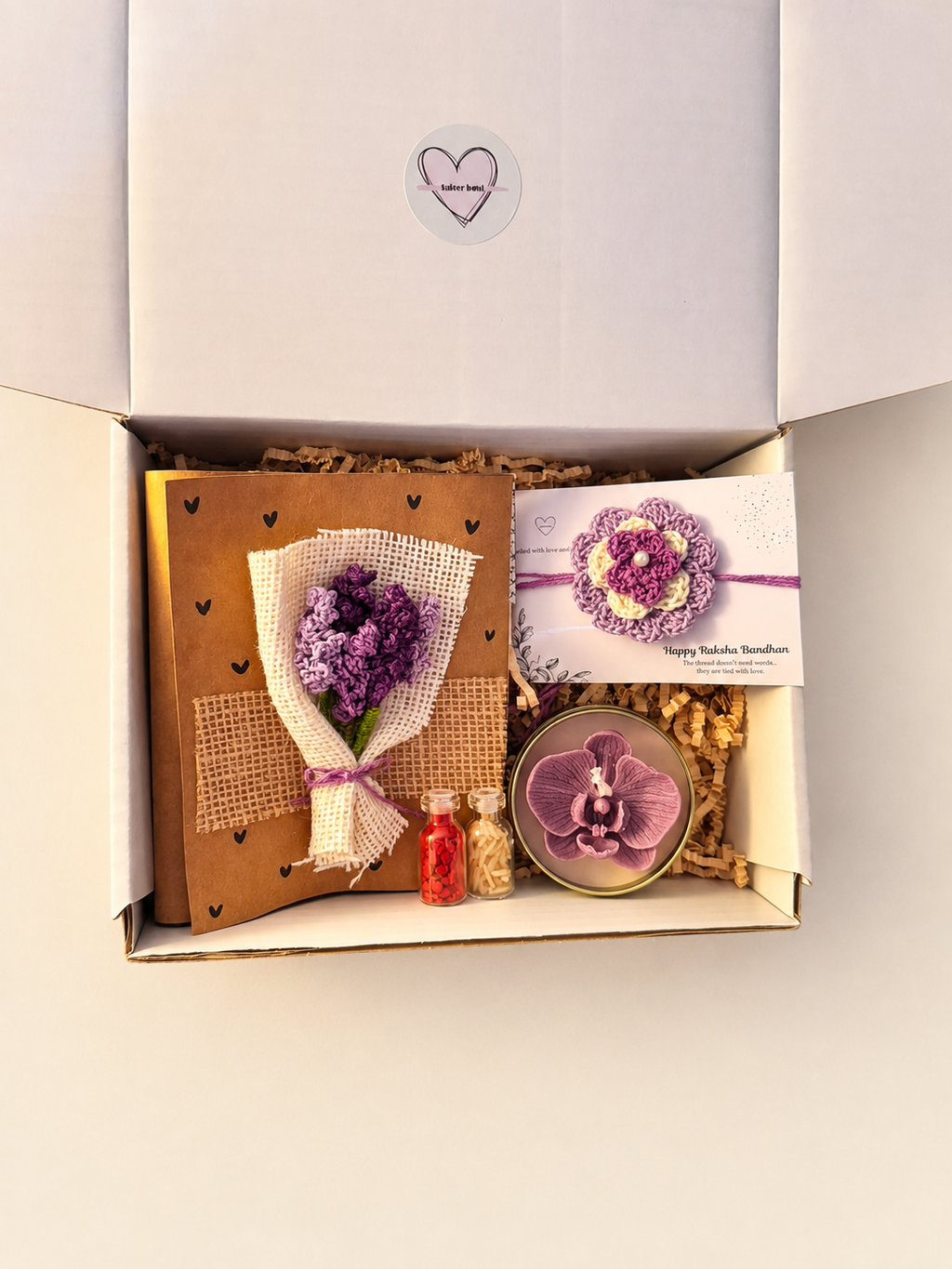 Lavender Memories Rakhi Gift Set