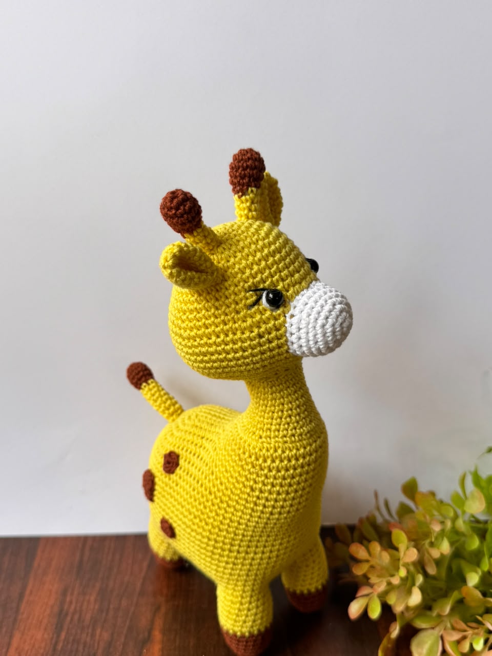 Handmade Crochet Giraffe Soft Toy