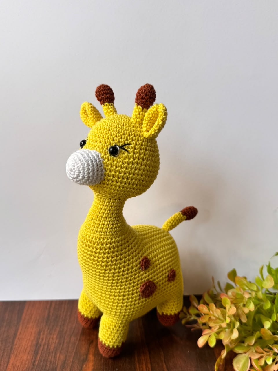 Handmade Crochet Giraffe Soft Toy