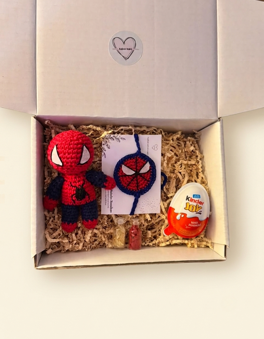 Spider-Man Rakhi Gift Set