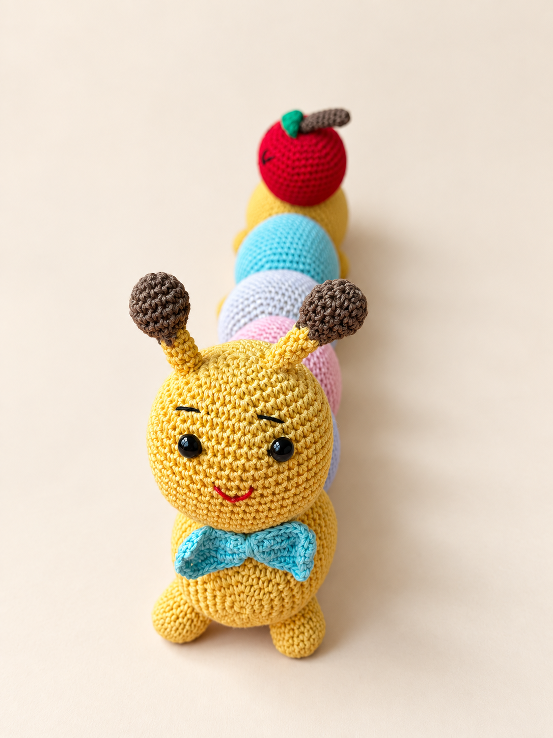 Pip the Caterpillar full body viewed from the front