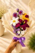 Handmade crochet premium lily bouquet by Rubber Band